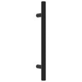 VidaXL Poignées 20 pcs 128 mm acier inoxydable noir