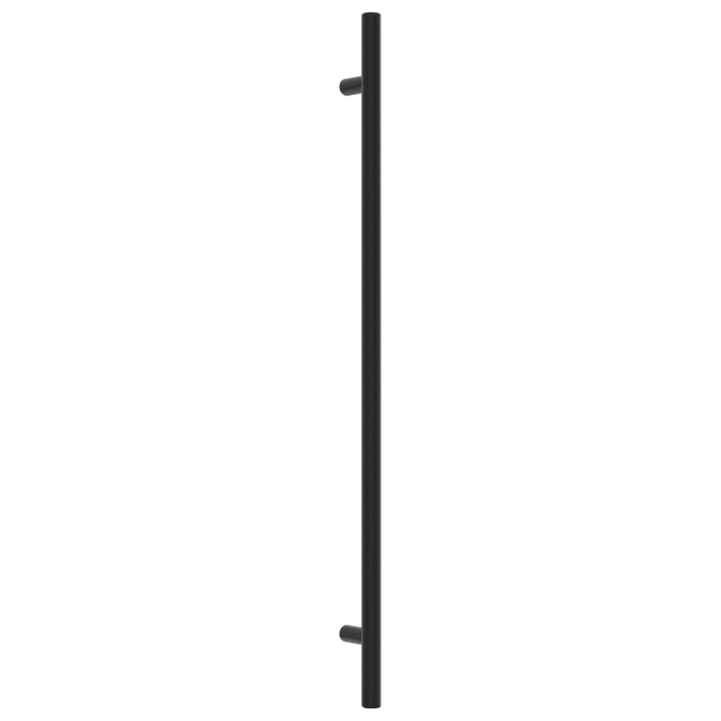VidaXL Poignées 20 pcs 320 mm acier inoxydable noir