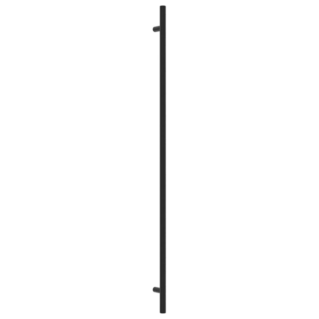 VidaXL Poignées 20 pcs 480 mm acier inoxydable noir