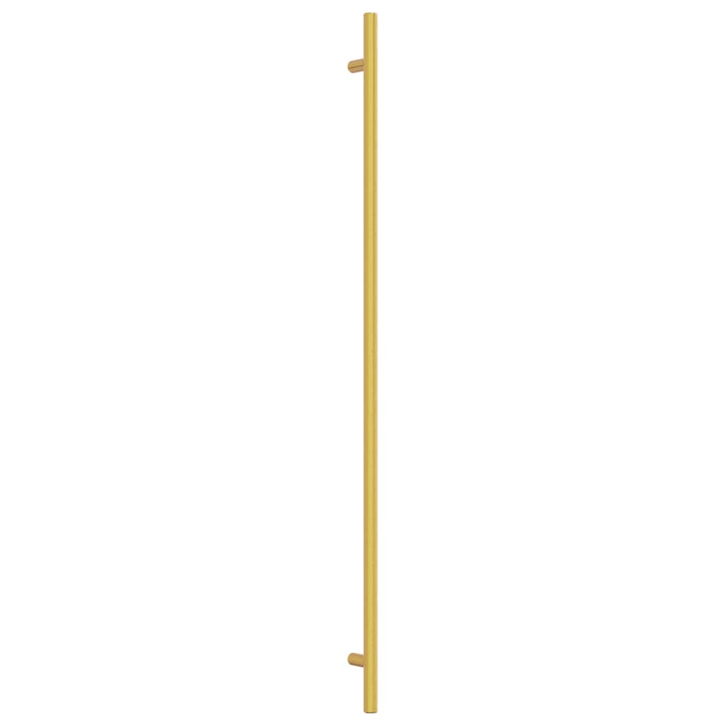 VidaXL Poignées 10 pcs 480 mm acier inoxydable doré