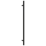 VidaXL Poignées 10 pcs 320 mm acier inoxydable noir