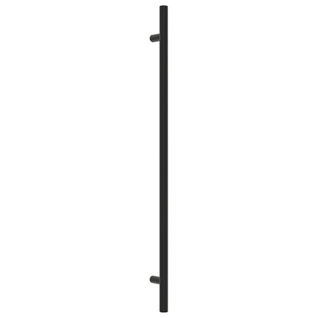 VidaXL Poignées 10 pcs 320 mm acier inoxydable noir