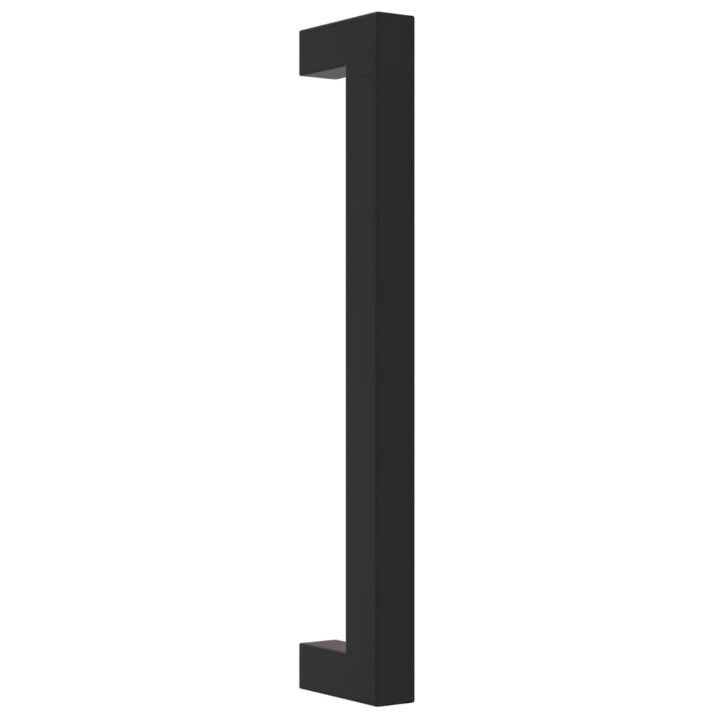 VidaXL Poignées 20 pcs 160 mm acier inoxydable noir