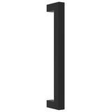 VidaXL Poignées 20 pcs 160 mm acier inoxydable noir