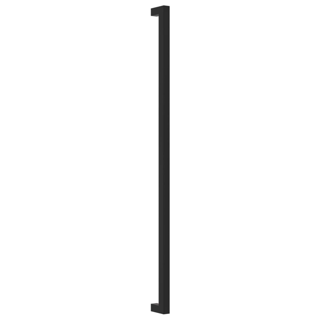 VidaXL Poignées 20 pcs 480 mm acier inoxydable noir