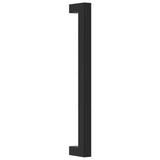 VidaXL Poignées 10 pcs 192 mm acier inoxydable noir