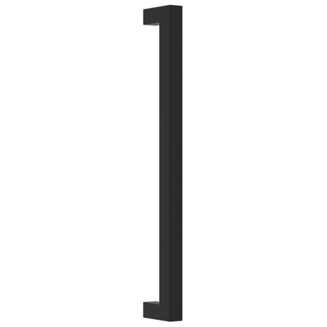 VidaXL Poignées 10 pcs 224 mm acier inoxydable noir