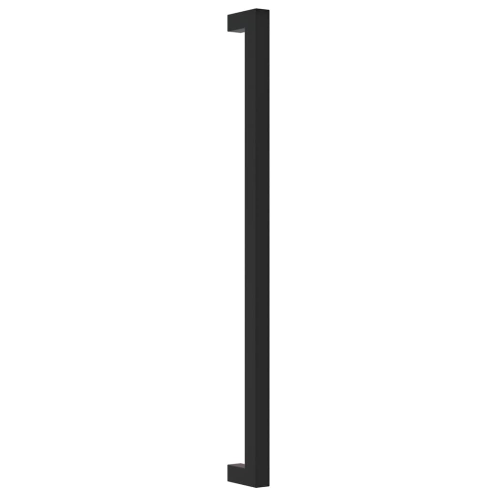 VidaXL Poignées 10 pcs 320 mm acier inoxydable noir