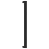 VidaXL Poignées 10 pcs 320 mm acier inoxydable noir
