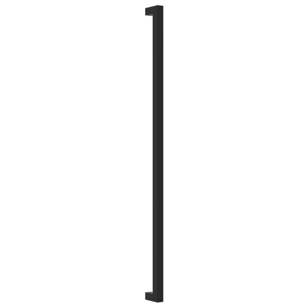 VidaXL Poignées 10 pcs 480 mm acier inoxydable noir