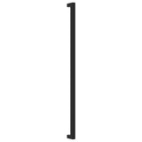 VidaXL Poignées 10 pcs 480 mm acier inoxydable noir