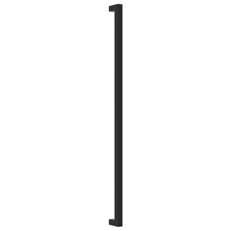 VidaXL Poignées 10 pcs 480 mm acier inoxydable noir