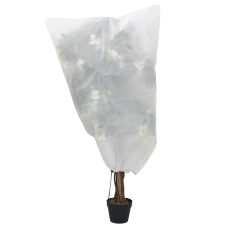 Vidaxxl couvertures pour plantes avec cordon 4 pcs 70 g m² 0,8x1,2 m