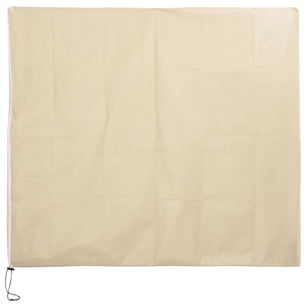Vidaxxl couvertures végétales avec fermeture éclair 70 g m² 3,93x3,5 m