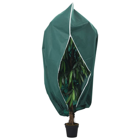 Vidaxxl couvertures végétales avec fermeture éclair 70 g m² 3,93x3,5 m