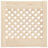 Vidaxx portes de placard à lattes 2 pcs 39,5x39,5 cm bois de pin massif