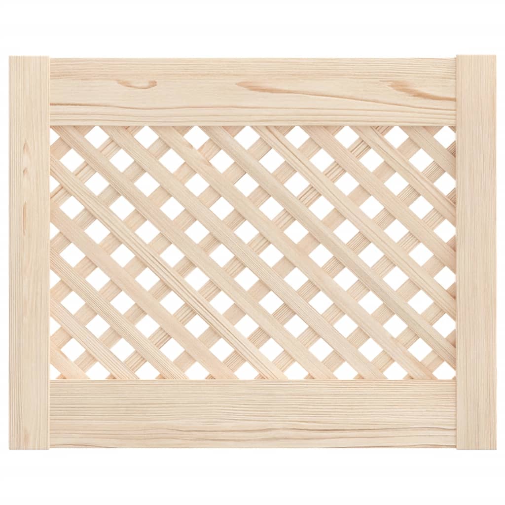 Portes d'armoires Vidaxl avec une tampon 2 PCS 49.5x39.5 cm Pine solide