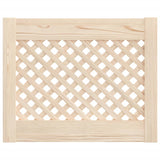 Portes d'armoires Vidaxl avec une tampon 2 PCS 49.5x39.5 cm Pine solide