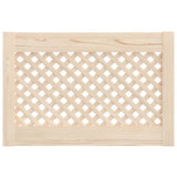 Vidaxx portes de placard à lattes 2 pcs 59,5x39,5 cm bois de pin massif