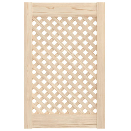 Vidaxx portes de placard à lattes 2 pcs 39,5x61,5 cm bois de pin massif