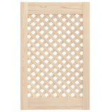 Portes d'armoires Vidaxl avec de la glisser 2 pcs 39.5x61,5 cm Pine solide