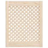 Vidaxx portes de placard à lattes 2 pcs 49,5x61,5 cm bois de pin massif