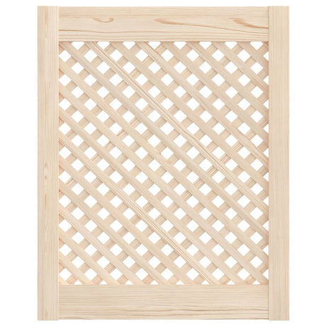 Vidaxx portes de placard à lattes 2 pcs 49,5x61,5 cm bois de pin massif