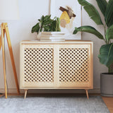 Vidaxx portes de placard à lattes 2 pcs 49,5x61,5 cm bois de pin massif