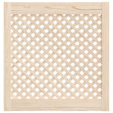 Vidaxx portes de placard à lattes 2 pcs 59,5x61,5 cm bois de pin massif