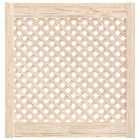 Vidaxx portes de placard à lattes 2 pcs 59,5x61,5 cm bois de pin massif