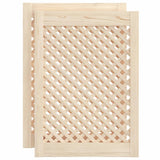 Vidaxx portes de placard à lattes 2 pcs 49,5x69 cm bois de pin massif