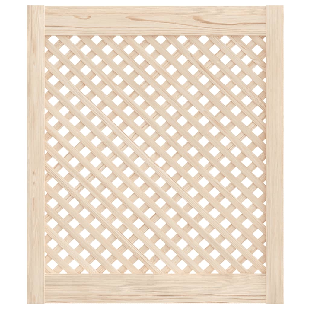 Vidaxx portes de placard à lattes 2 pcs 59,5x69 cm bois de pin massif