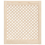 Vidaxx portes de placard à lattes 2 pcs 59,5x69 cm bois de pin massif