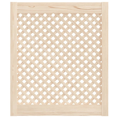 Vidaxx portes de placard à lattes 2 pcs 59,5x69 cm bois de pin massif