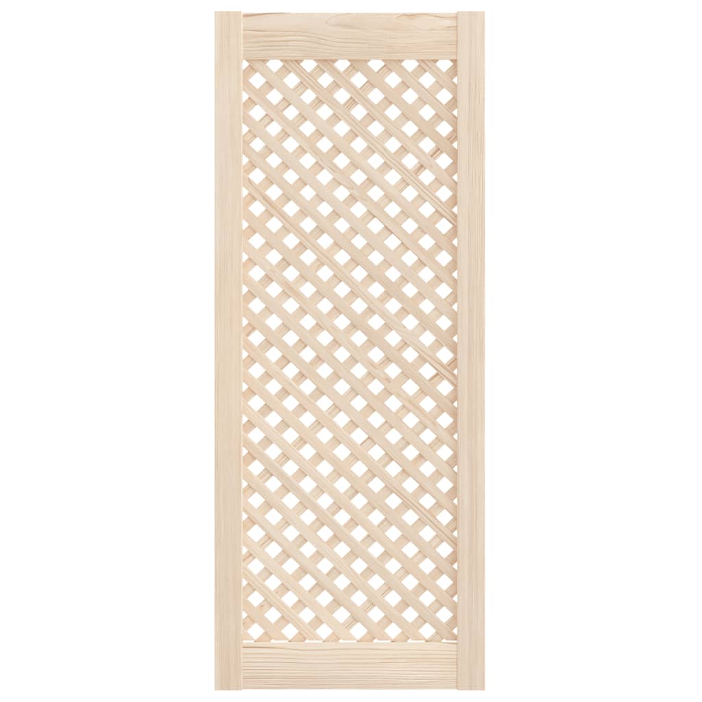 Puertas del gabinete Vidaxl con slat 2 pcs 39.5x99 cm de pino sólido