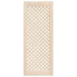 Puertas del gabinete Vidaxl con slat 2 pcs 39.5x99 cm de pino sólido