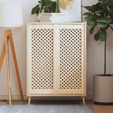 VidaXL portes d'armoire à lattes 2 pcs 39,5x99 cm bois de pin massif