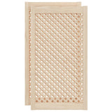 Vidaxx portes de placard à lattes 2 pcs 49,5x99 cm bois de pin massif