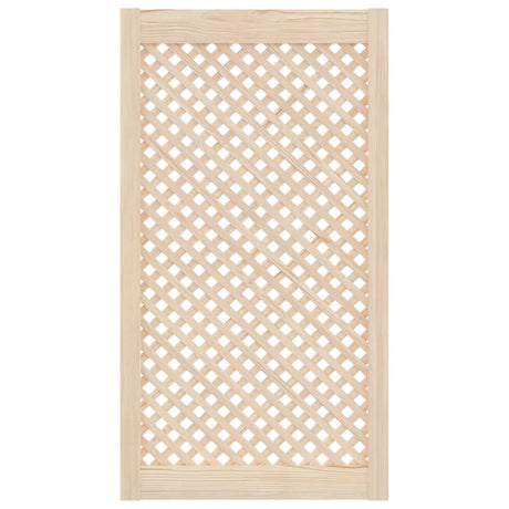 Vidaxx portes de placard à lattes 2 pcs 49,5x99 cm bois de pin massif