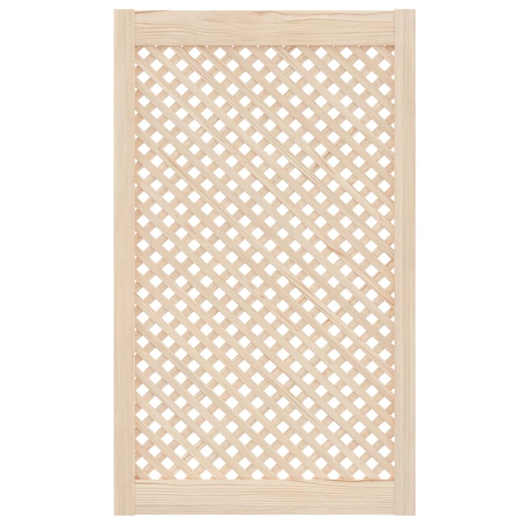 Vidaxx portes de placard à lattes 2 pcs 59,5x99 cm bois de pin massif