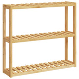 Vidaxl Salle de salle de bain Rack à 3 couches Montage 60x15x54 cm BAMBOO