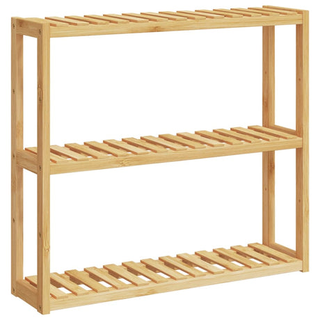 Vidaxl Salle de salle de bain Rack à 3 couches Montage 60x15x54 cm BAMBOO