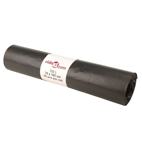 VidaXL sacs poubelles 250 pcs 120 l noir