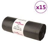 VidaXL sacs poubelles 150 pcs 240 l noir