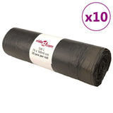 Vidaxx sacs poubelles avec cordons 250 pcs 120 l noir