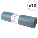 VidaXL sacs poubelles 100 pcs 240 l bleu