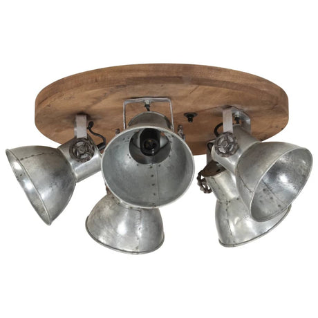 Vidaxx plafonnier 25 w e27 50x50x25 cm argent vintage