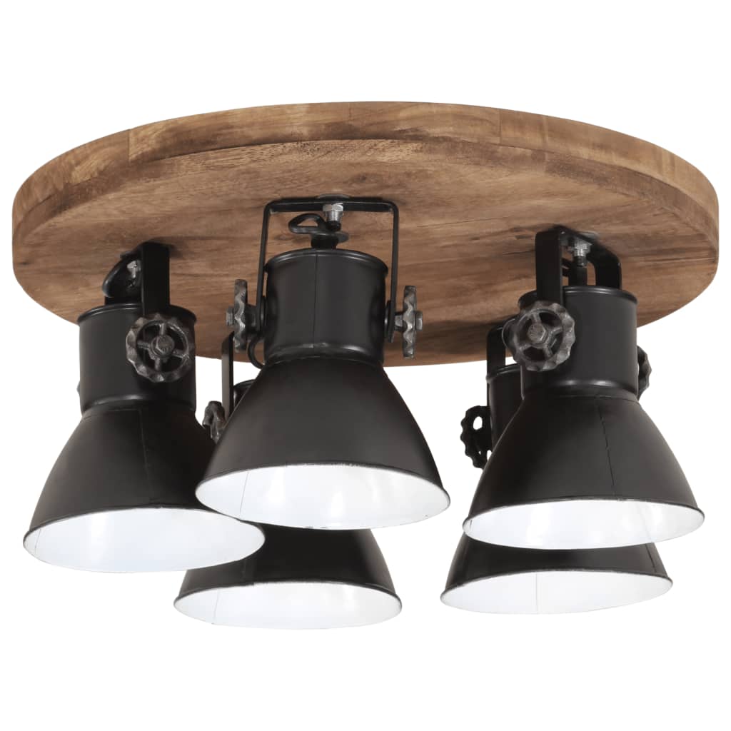 VidaXL Plafonnier 25 W E27 50x50x25 cm noir