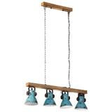 Vidaxx plafonnier 25 w e27 90x24x111 cm bleu patiné