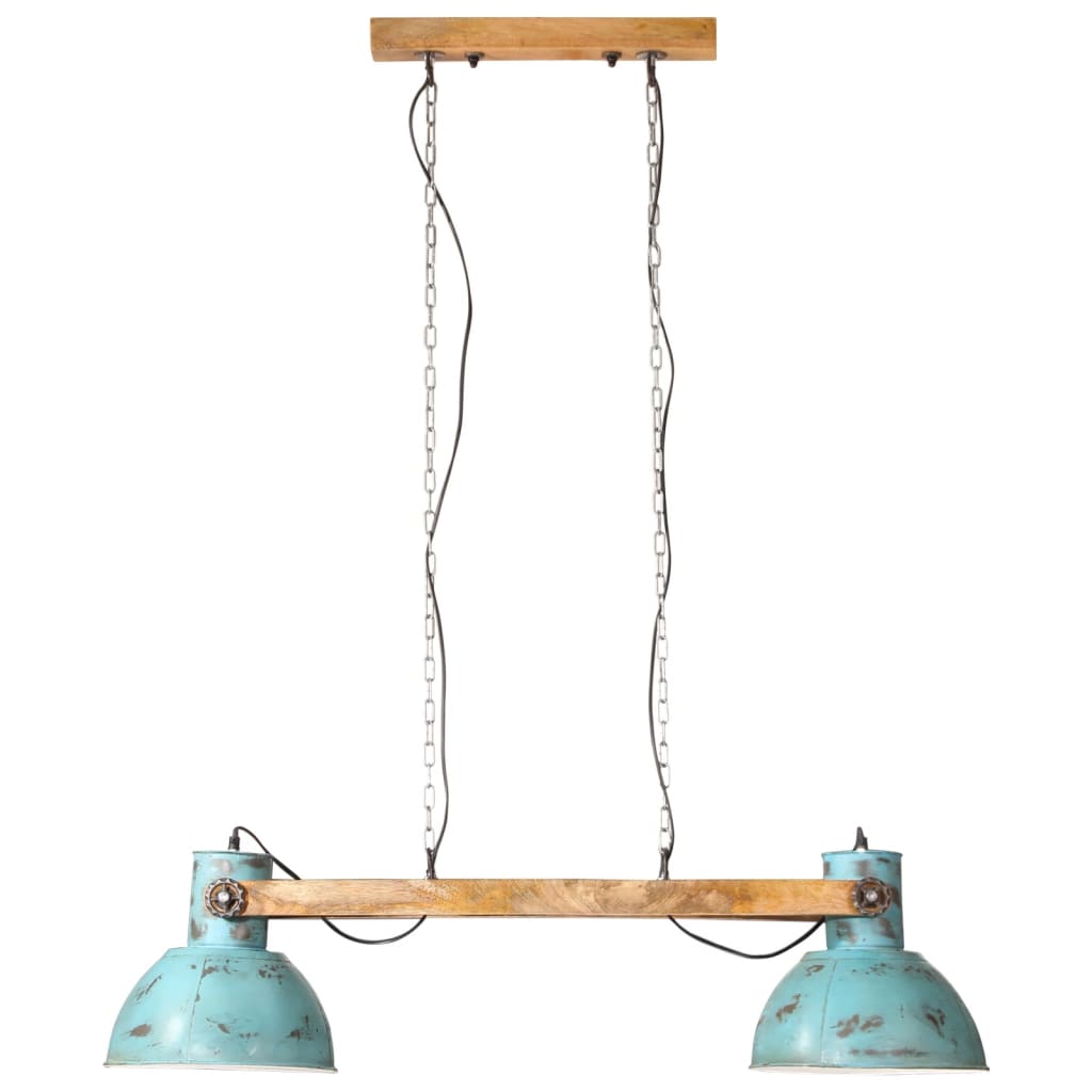 Vidaxl hänken Lamp 25 W E27 85x28x109 cm weathered blo